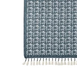 50"x60" Planetarium Throw Blanket Teal Green - Jungalow By Justina Blakeney