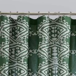 Aisha Shower Curtain Green - Jungalow By Justina Blakeney