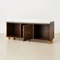 Serra Bench With Cushion - Opalhouse™ Designed With Jungalow™ -Jungalow GUEST 4bbee534 ead5 4245 802d 4f0ef7c3811a