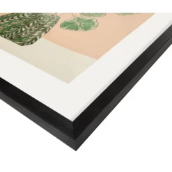 (Set Of 3) 9" X 18"/14" X 14"/16" X 20" Floral Mixed Size Frames Black - Opalhouse™ Designed With Jungalow™ -Jungalow GUEST 542ff5be 5350 4544 bfb1 36366b0b30f3