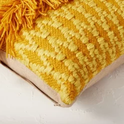 Diamond Textured Woven Square Throw Pillow - Opalhouse™ Designed With Jungalow™ -Jungalow GUEST 762d1d4c 8f84 441e babc f78a7e2d97d5