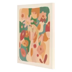 24" X 30" Floral Abstract Unframed Wall Canvas Green - Opalhouse™ Designed With Jungalow™ -Jungalow GUEST 763f5edd e763 4bb2 a39f c3a8477b8552