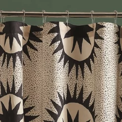 Soleil Shower Curtain Black/Ivory - Jungalow By Justina Blakeney 5 Soleil Shower Curtain Black/Ivory - Jungalow By Justina Blakeney -Jungalow GUEST a369446c f56f 4d25 b5dd c2f21f810e34