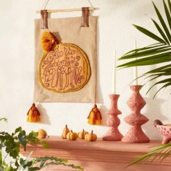 Short Clay Taper Candle Holder Red - Opalhouseâ„¢ Designed With Jungalowâ„¢