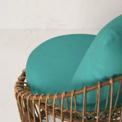 Topanga Club Chair With Ottoman - Blue/Brown - Opalhouse™ Designed With Jungalow™ 13 Topanga Club Chair With Ottoman - Blue/Brown - Opalhouse™ Designed With Jungalow™ -Jungalow GUEST d55e6c02 0566 4024 be4f e642208a3e0f