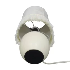 Small Table Lamp With Fringe Shade Off-White (Includes LED Light Bulb) - Opalhouse™ Designed With Jungalow™ -Jungalow GUEST d90258f8 fdb3 4965 9481 654431d459c8