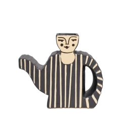 Jungalow Juniper Striped She Pot By Justina Blakeney® -Jungalow JUNGALOW JUNIPER STRIPE SHEPOT 01