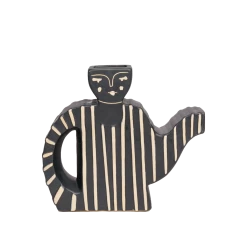 Jungalow Juniper Striped She Pot By Justina Blakeney® -Jungalow JUNGALOW JUNIPER STRIPE SHEPOT 02