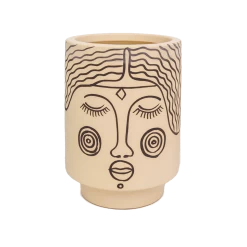 Jungalow Agatha Kaya Face Vase By Justina Blakeney™ -Jungalow agathaplanter1