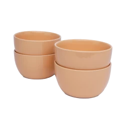 Tierra Bowl Set In Peach By Jungalow® -Jungalow bowls2