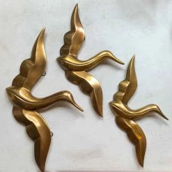 Jungalow Brass Egret Wall Hanging Set By Justina Blakeney™ -Jungalow egret3