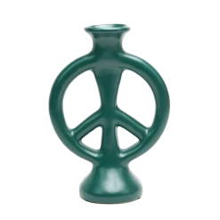 Jungalow Peace Vase By Justina Blakeney™ -Jungalow emerald