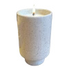 Jungalow Kaya Ceramic Candle - Speckled Cream/Coconut Musk