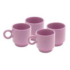 Jungalow Kaya Ceramic Mug Set, Lavender By Justina Blakeney™