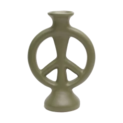 Jungalow Peace Vase By Justina Blakeney™ -Jungalow olive