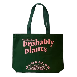 Probably Plants Tote Bag, Green By Jungalow®