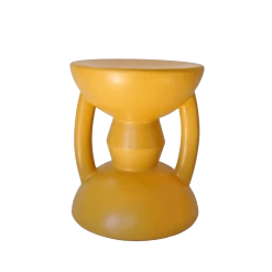 Jungalow Sunflower Mali Hourglass Stool By Justina Blakeney™ -Jungalow sunflowerstool