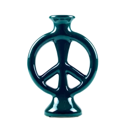 Jungalow Peace Vase By Justina Blakeney™ -Jungalow teal