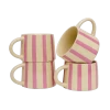 Jungalow Tierra Striped Mug Set In Lavender