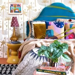 Jungalow Sunflower Mali Hourglass Stool By Justina Blakeney™ -Jungalow yellowstool